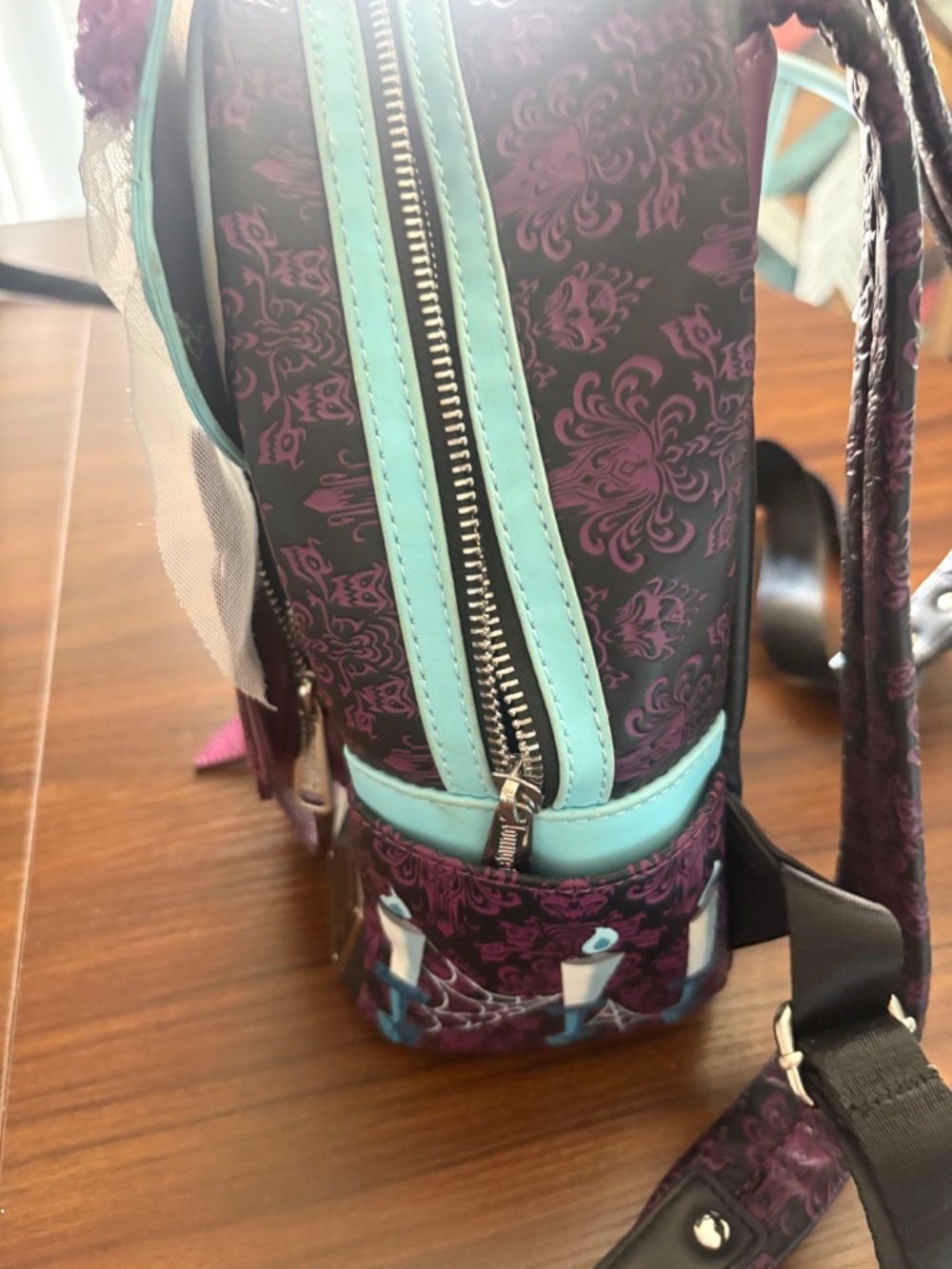 Haunted Mansion Bride Loungefly Backpack View 4
